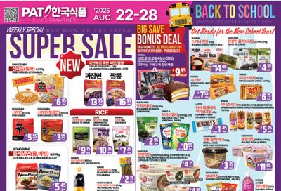 PAT Mart Flyer August 22 to 28