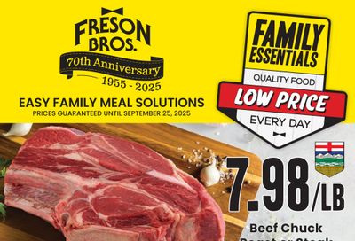 Freson Bros. Flyer August 29 to September 4
