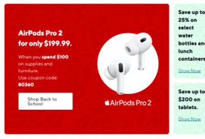 Staples Canada: Save up to $300 on Top Tech for Back To School + More