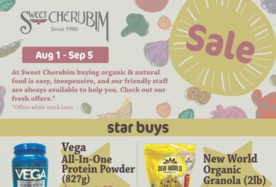 Sweet Cherubim Flyer August 1 to September 5