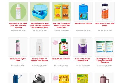 Well.ca Weekly Sales August 25 to 31