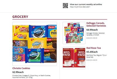 Kudrinko's Flyer August 26 to September 8