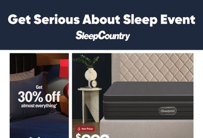 Sleep Country Flyer August 27 to September 2