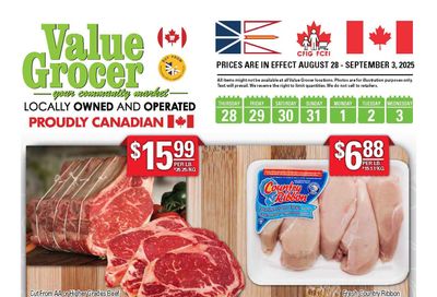 Value Grocer Flyer August 28 to September 3