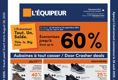 L'Équipeur Flyer August 28 to September 10