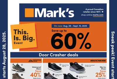 Mark's Flyer August 28 to September 10