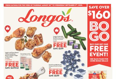 Longo's Flyer August 28 to September 3