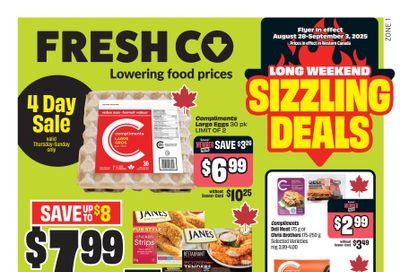 FreshCo (West) Flyer August 28 to September 3