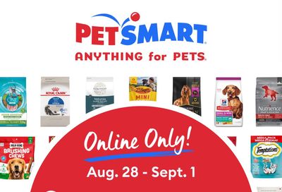 PetSmart Flyer August 28 to 31