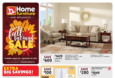 Home Furniture (ON) Flyer August 28 to September 10