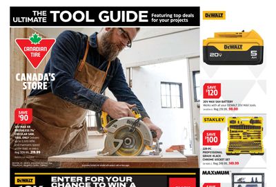 Canadian Tire The Tool Guide Flyer August 29 to September 18