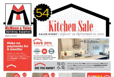 McMunn & Yates Building Supplies Flyer August 28 to September 10