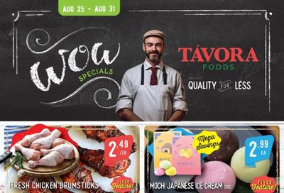Tavora Foods Flyer August 25 to 31