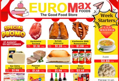 EuroMax Foods Bi-Weekly Flyer August 27 to September 9