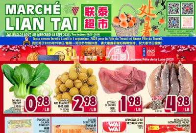 Marche Lian Tai Flyer August 28 to September 3