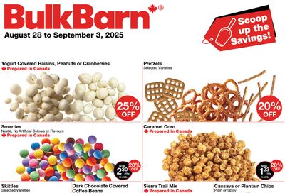 Bulk Barn Flyer August 28 to September 3