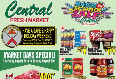 Central Fresh Market Flyer August 28 to September 4