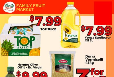 Family Fruit Market Flyer August 29 to September 1