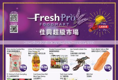 FreshPro Foodmart (Richmond Hill) Flyer August 29 to September 4