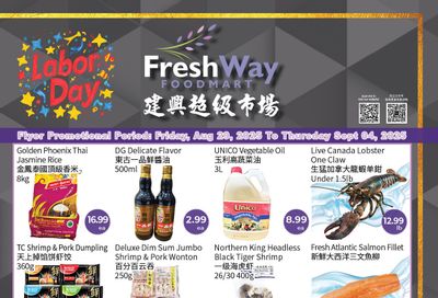 FreshWay Foodmart Flyer August 29 to September 4