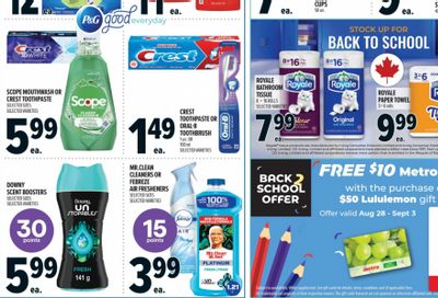 Metro Ontario: Get a Free $10 Metro Gift Card With The Purchase of a $50 Lululemon Gift Card