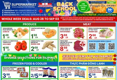 88 Supermarket Flyer August 28 to September 3