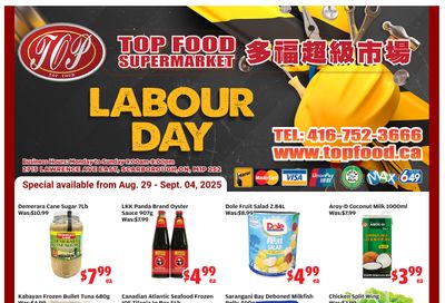 Top Food Supermarket Flyer August 29 to September 4