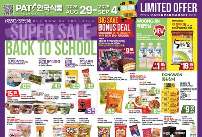 PAT Mart Flyer August 29 to September 4