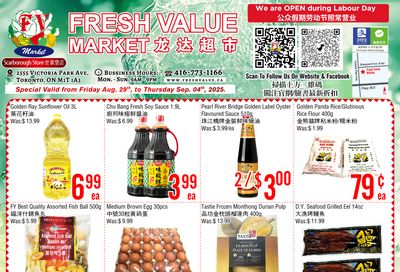 Fresh Value (Scarborough) Flyer August 29 to September 4