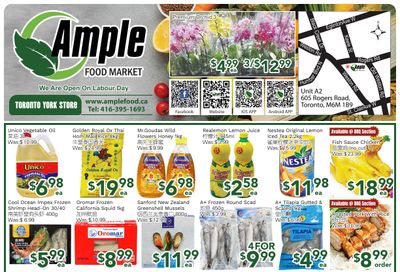 Ample Food Market (North York) Flyer August 29 to September 4