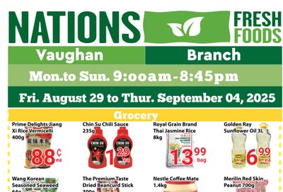 Nations Fresh Foods (Vaughan) Flyer August 29 to September 4