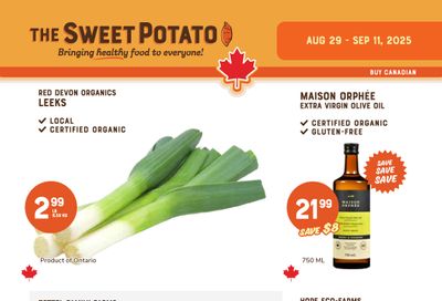The Sweet Potato Flyer August 29 to September 11