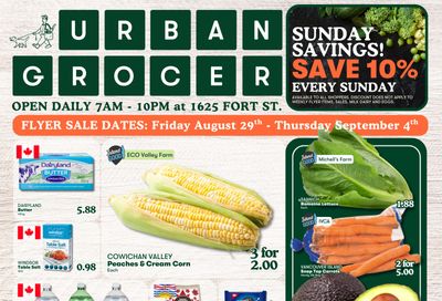 Urban Grocer Flyer August 29 to September 4