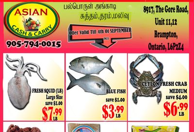 Asian Cash & Carry Flyer August 29 to September 4