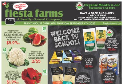 Fiesta Farms Flyer August 29 to September 4