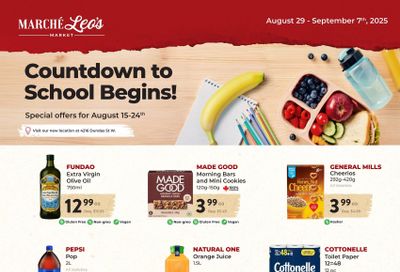 Marche Leo's Flyer August 29 to September 7