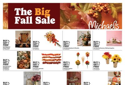 Michael's Flyer August 29 to September 4