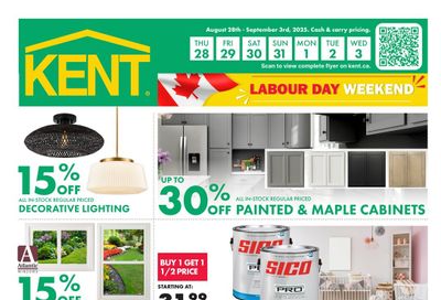Kent Building Supplies Flyer August 28 to September 3