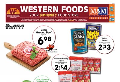 Western Foods Flyer August 29 to September 4