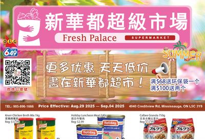Fresh Palace Supermarket Flyer August 29 to September 4