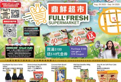 Full Fresh Supermarket Flyer August 29 to September 4