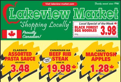 Lakeview Market Flyer August 30 to September 5