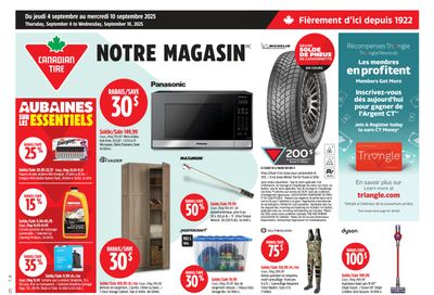 Canadian Tire (QC) Flyer September 4 to 10