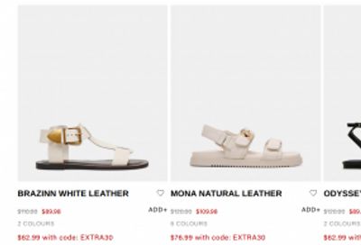 Steve Madden Canada: Extra 30% off Select Styles with Promo Code