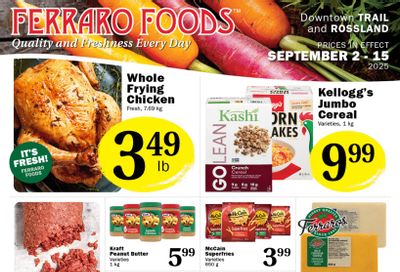 Ferraro Foods Bi-Weekly Flyer September 2 to 15