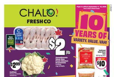 Chalo! FreshCo (West) Flyer September 4 to 10