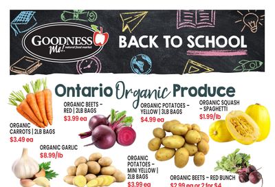 Goodness Me Flyer September 3 to 9