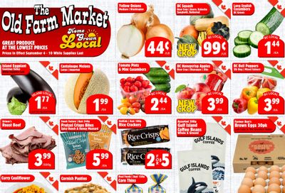 The Old Farm Market (Courtenay) Flyer September 4 to 10