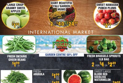 Fred's Farm Fresh Flyer September 3 to 9