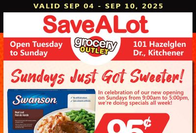 SaveALot Grocery Outlet Flyer September 4 to 10